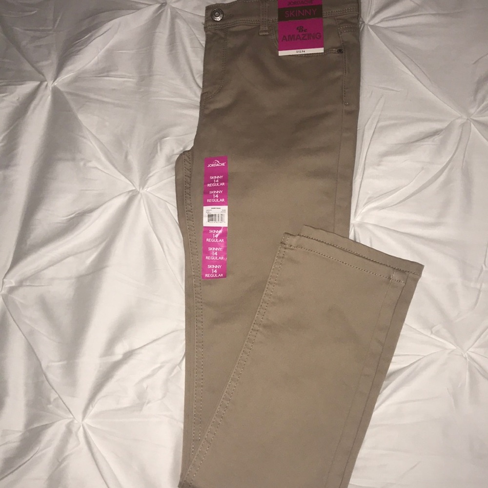 Jordache Skinny Khaki Jeans